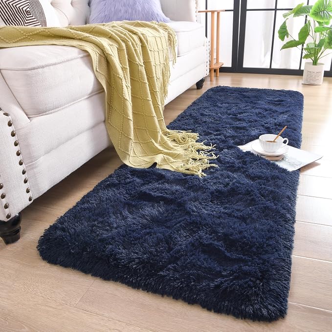 Chicrug Soft Runner Rugs for Bedroom Living Room Plush Fluffy Rug 3x8 Feet - Image 2