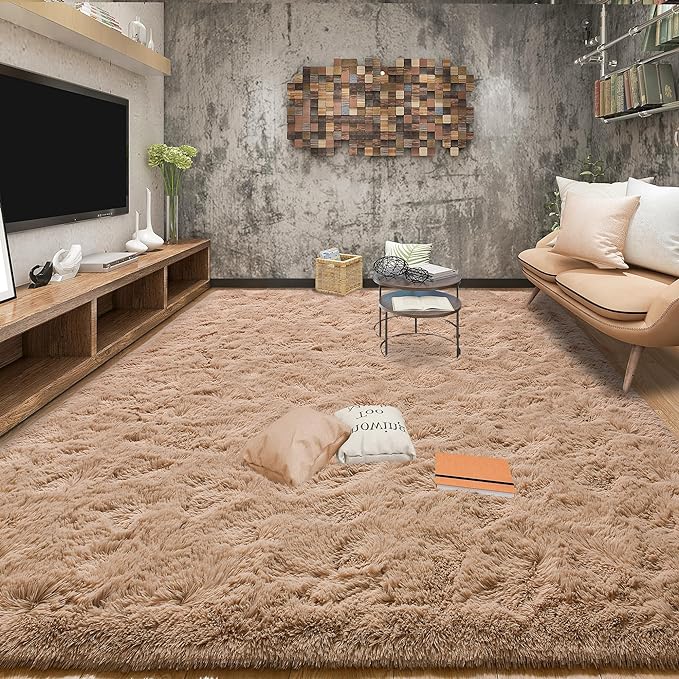 Tepook Area Rugs 9x12 for Living Room, Super Soft Fluffy Rugs for Bedroom by Tepook
