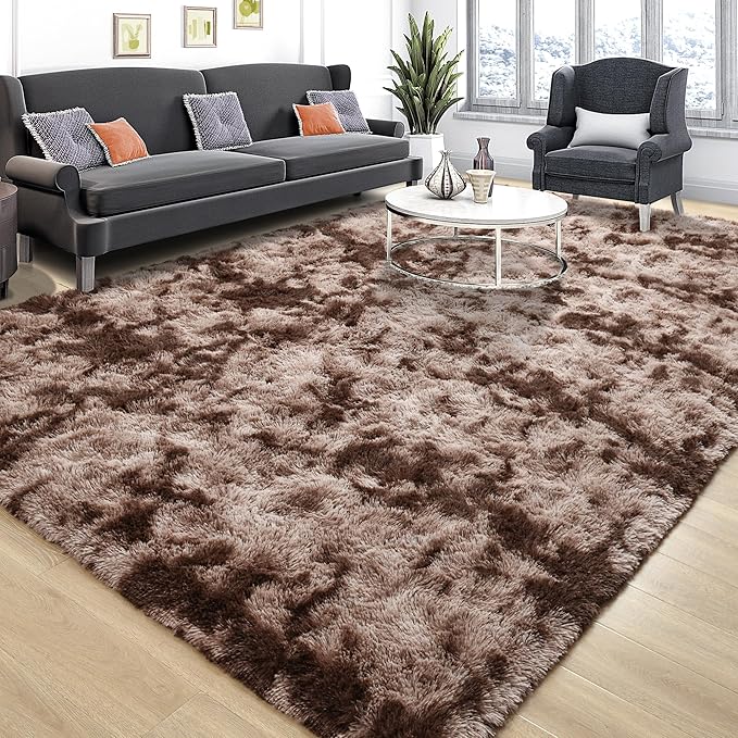 Tepook Fluffy Large Rugs for Living Room, Area Rug 6x9 Soft Carpet for Bedroom - Image 2