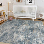 Nakagishi 10x14 Area Rugs Living Room: Washable Abstract Large Neutral Soft Rug - Image 7