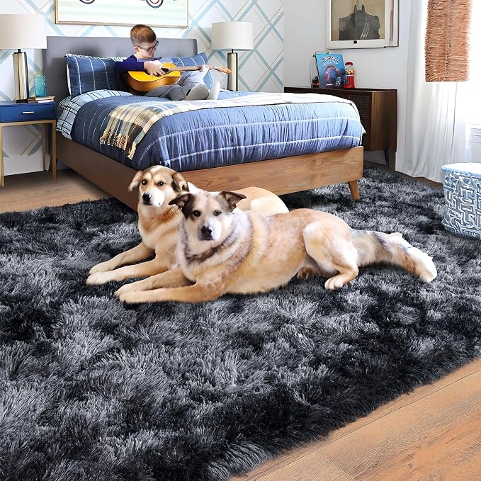 Rugs for Living Room 10x14, Soft Shaggy Modern Shag Area Rug for Bedroom - Image 2