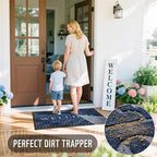 Yimobra Welcome Mat Outdoor Indoor, All-Season Waterproof Front Door Mat - Image 4