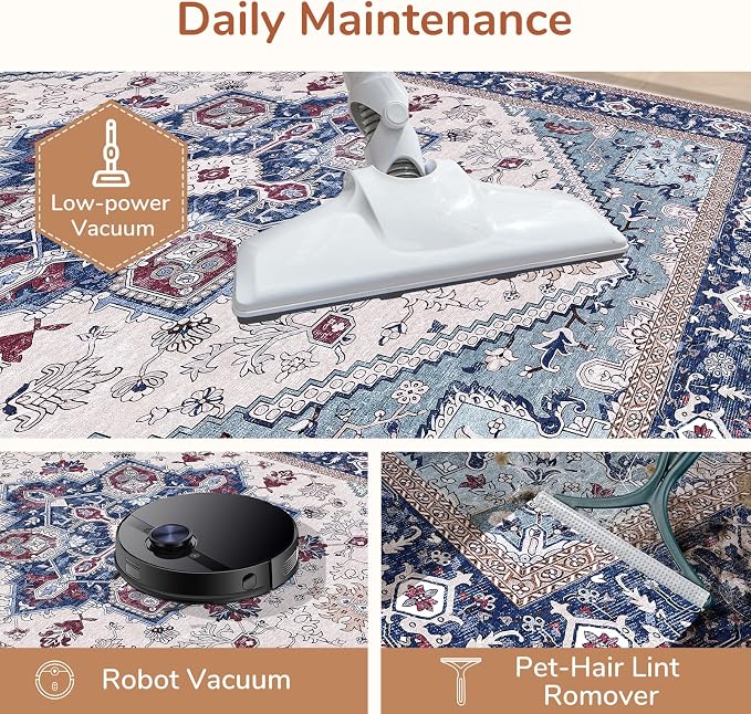 OPPODREAM Soft Entryway Rug 2x12, 2x12 Rug Runner, Washable Hallways Carpet 2 x - Image 5