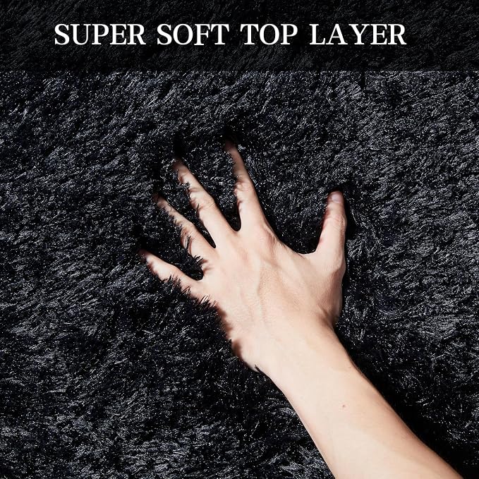 Large Shag Rugs 9X12, Plush Fuzzy Area Rugs - Image 5