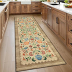 GarveeHome Floral Rug 2.5x10 Runners by GarveeHome