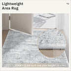 Runner Rug 2x12 Washable Non-Slip Hallway Runner Rugs - Image 7