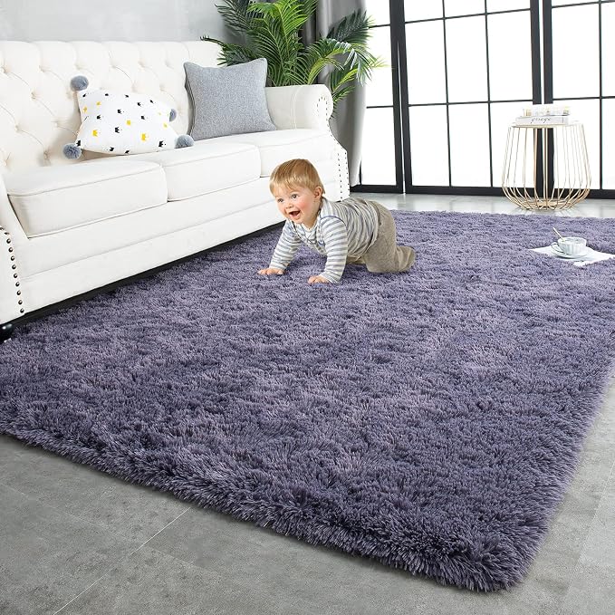 TWINNIS Super Soft Shaggy Rugs Fluffy Carpets 9x12 Feet, Indoor Modern Plush by TWINNIS