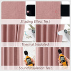Guken 100% Blackout Curtains 90 Inch Length 2 Panels Set - Image 5