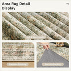 6x9 Area Rug for Living Room Washable 6x9 Non-Slip Modern Rugs for Bedroom - Image 6