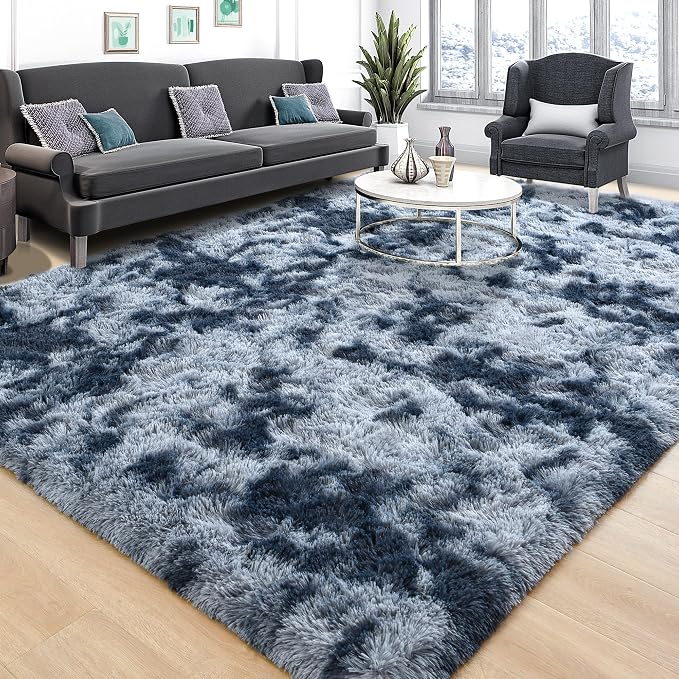Tepook Fluffy Large Rugs for Living Room, Area Rug 6x9 Soft Carpet for Bedroom - Image 2