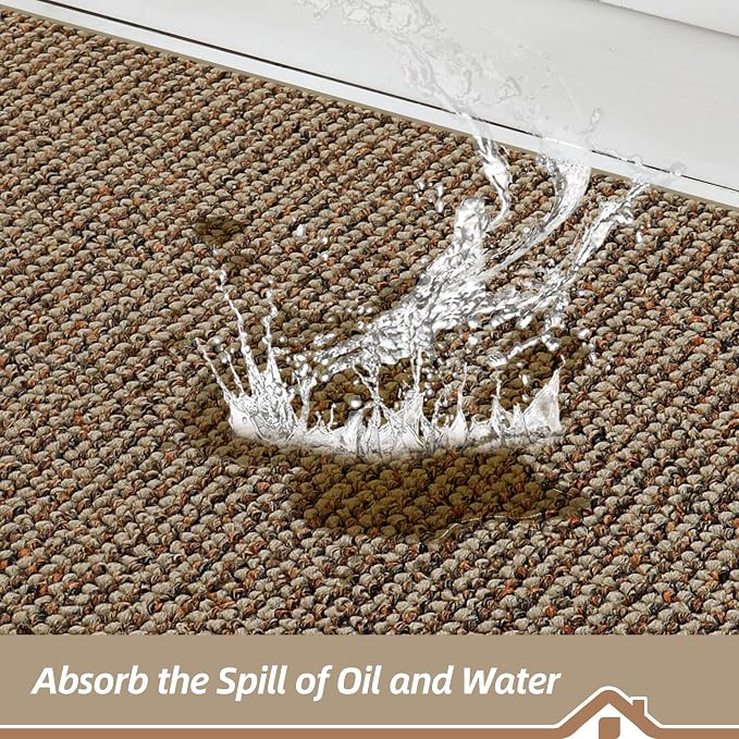BEQHAUSE Kitchen Rugs and Mats 2PCS, Non-Slip Kitchen Mats - Image 3
