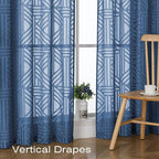 Simplebrand Semi Sheer Dusty Blue Curtains 84 Inches Long 2 Panels, Light - Image 6