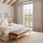 Nanspring Ecru Linen Curtains 84 Inches Long - Image 7