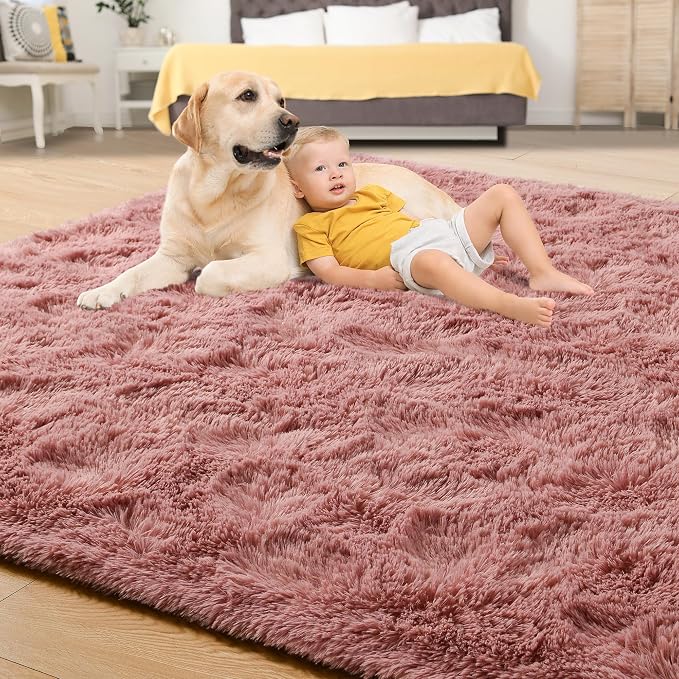Tepook Area Rugs 9x12 for Living Room, Super Soft Fluffy Rugs for Bedroom - Image 4