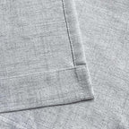 Oindec Faux Linen Kitchen Curtains 24 Inch Length Cafe Curtain Tiers - Image 7