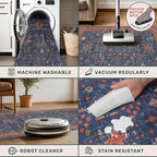 Hazo Haus 6x9 Dining Room Rugs for Under Table - Image 4