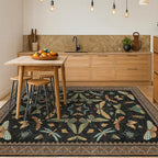 Washable 5x7 Black Rug for Living Room - Image 6