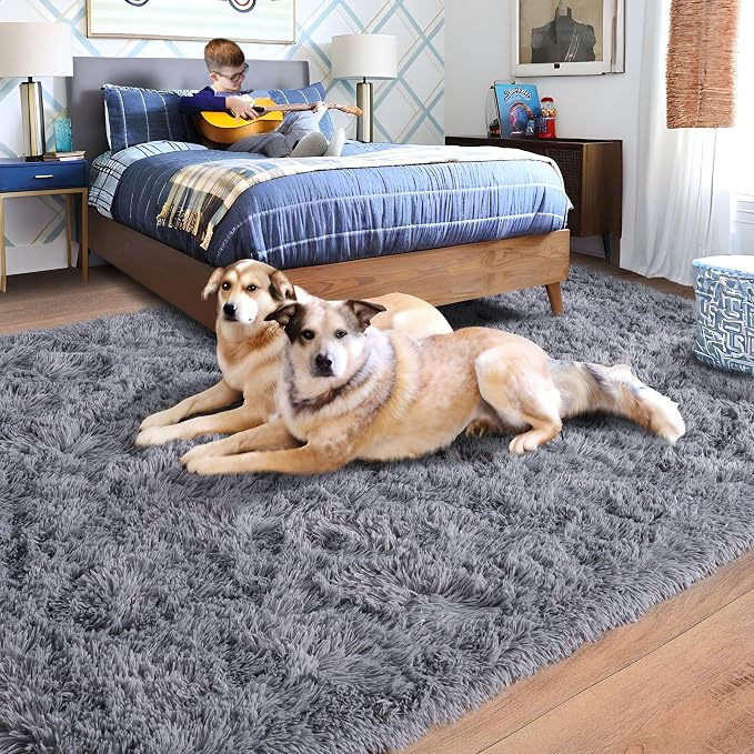 Rugs for Living Room 8x10, Soft Shaggy Modern Shag Area Rug for Bedroom - Image 6