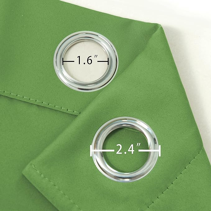 LEMOMO Light Green Blackout Curtains - Image 5