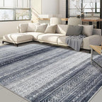 Nakagishi 10x12 Area Rug Living Room: Washable Boho Large Neutral Modern Soft by NakagishiAreaRug