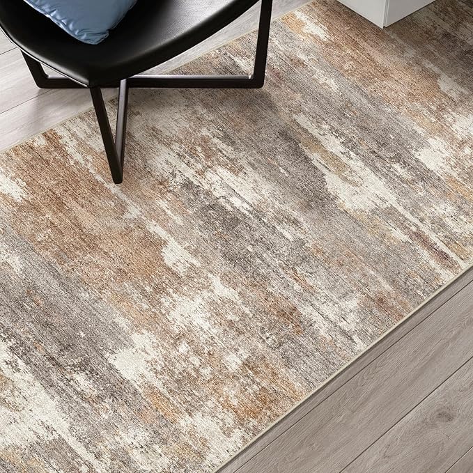 3x7 Washable Kitchen Runner Rug: Modern Abstract Runners - Image 6