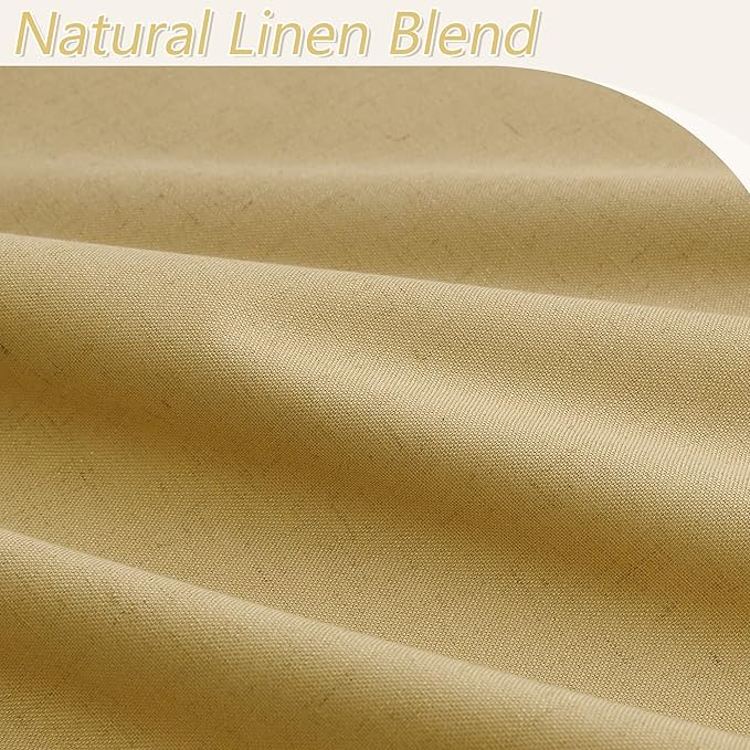Guken 100% Blackout Curtains 90 Inch Length 2 Panels Set - Image 3