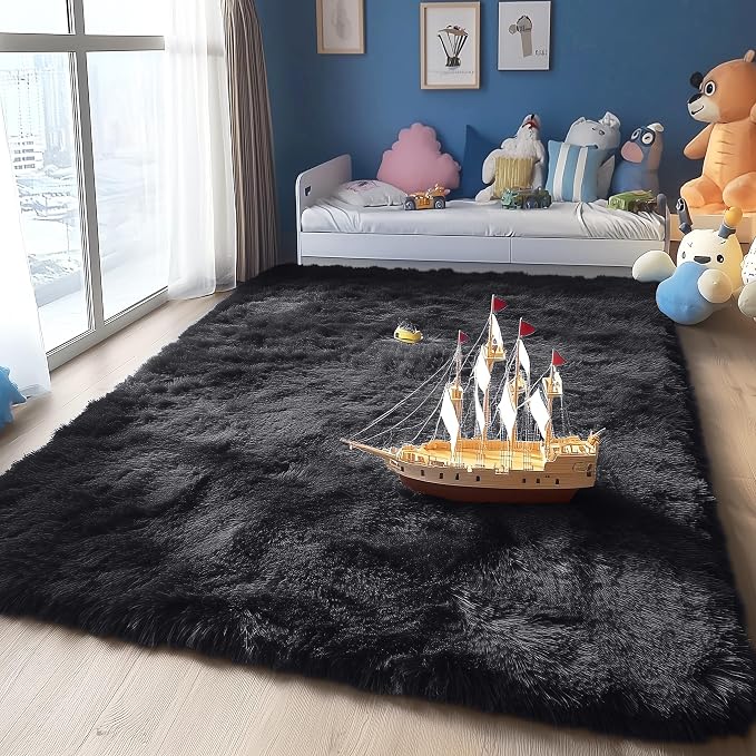 OLANLY 4x10 Area Rugs for Living Room Bedroom, Machine Washable Soft Fluffy - Image 7