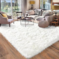 Rugs for Living Room 8x10, Soft Shaggy Modern Shag Area Rug for Bedroom by Quntue