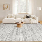 Nakagishi 8X10 Area Rugs Living Room: Washable Large Vintage Rug Neutral - Image 4