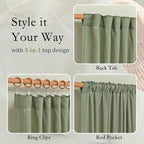 MYSKY HOME French Door Curtains - Image 4