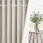 Topfinel Blackout Curtains 102 Inch Long 2 Panels, Linen Textured Room - Image 3