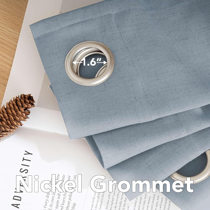 H.VERSAILTEX Elegant Natural Linen Blended Energy Efficient Light Filtering - Image 5
