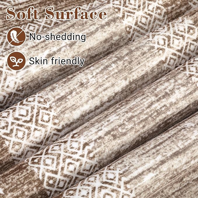 GarveeHome 2.5x8 Modern Bordered Runner Rug Soft Non Slip Washable Floor Carpet - Image 4