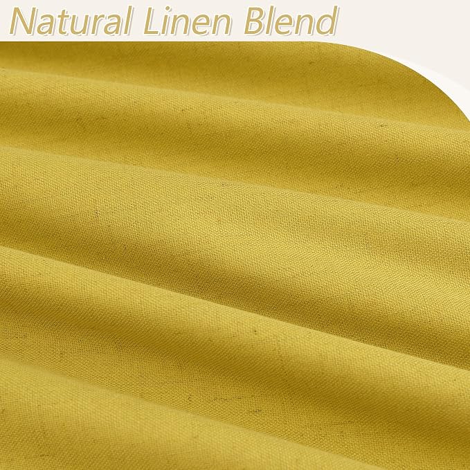 Guken 100% Blackout Curtains 96 Inch Length 2 Panels Set - Image 3