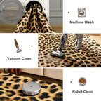 AROGAN 5.2 x 6.2 Ft Faux Leopard Rug, Premium Animal Skin Cheetah Hide Rug - Image 7