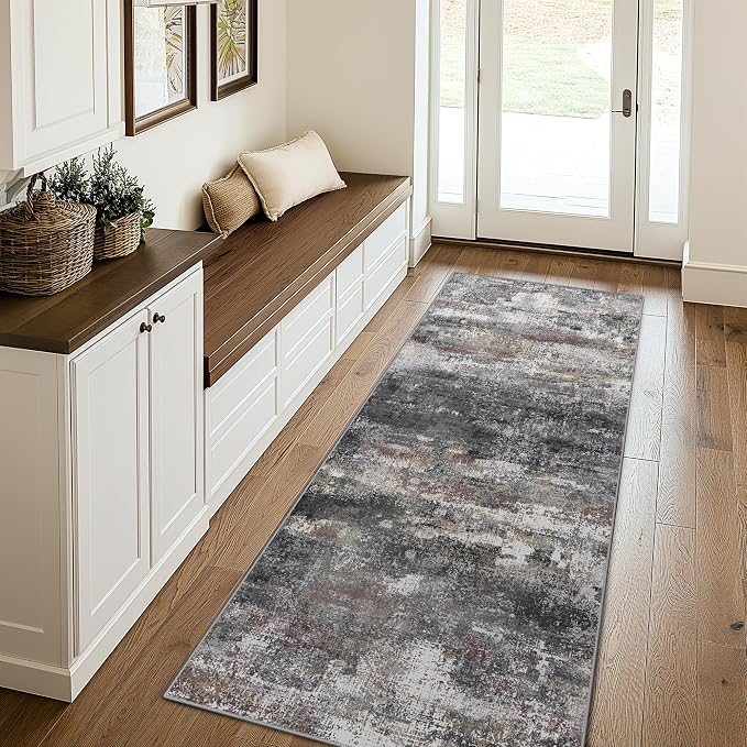 Runner Rug for Hallway Kitchen 2x6 Machine Washable Runners Rug for Entryway - Image 3