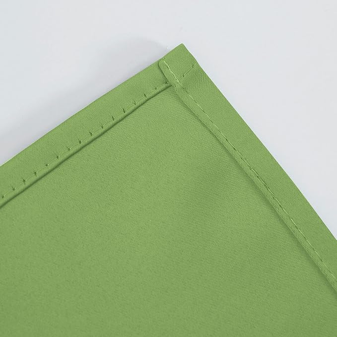 LEMOMO Light Green Blackout Curtains 38 x 54 Inch Length/Set of 2 Curtain - Image 8