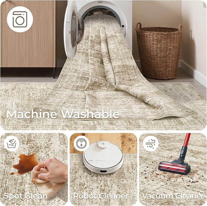 Washable Runner Rug 2.5x14, Non-Slip Long Hallway Runner - Image 8