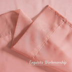 NICETOWN Living Room Coral Pink Sheer Curtains 96 inch Length, Grommet Airy - Image 6