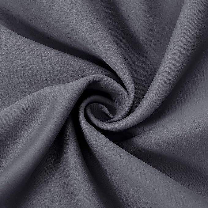 LEMOMO Grey Thermal Blackout Curtains/38 x 63 Inch/Set of 2 Panels Room - Image 5