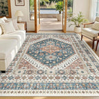 Madane 5x7 Area Rugs for Living Room, Stain Resistant Washable Rugs, Non-Slip by Madane