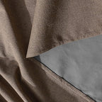 RYB HOME Coffee 100% Blackout Linen Curtains 78 inch Long, Thermal Insulated & - Image 7